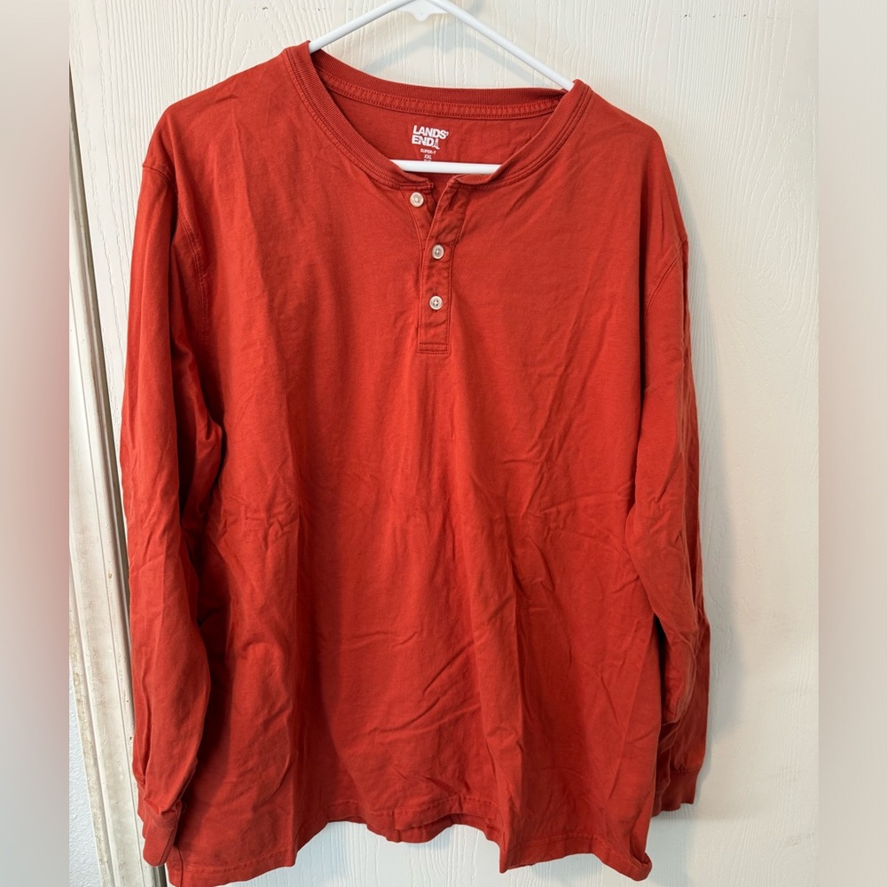 Lands end men’s Henley T-shirt size xxl